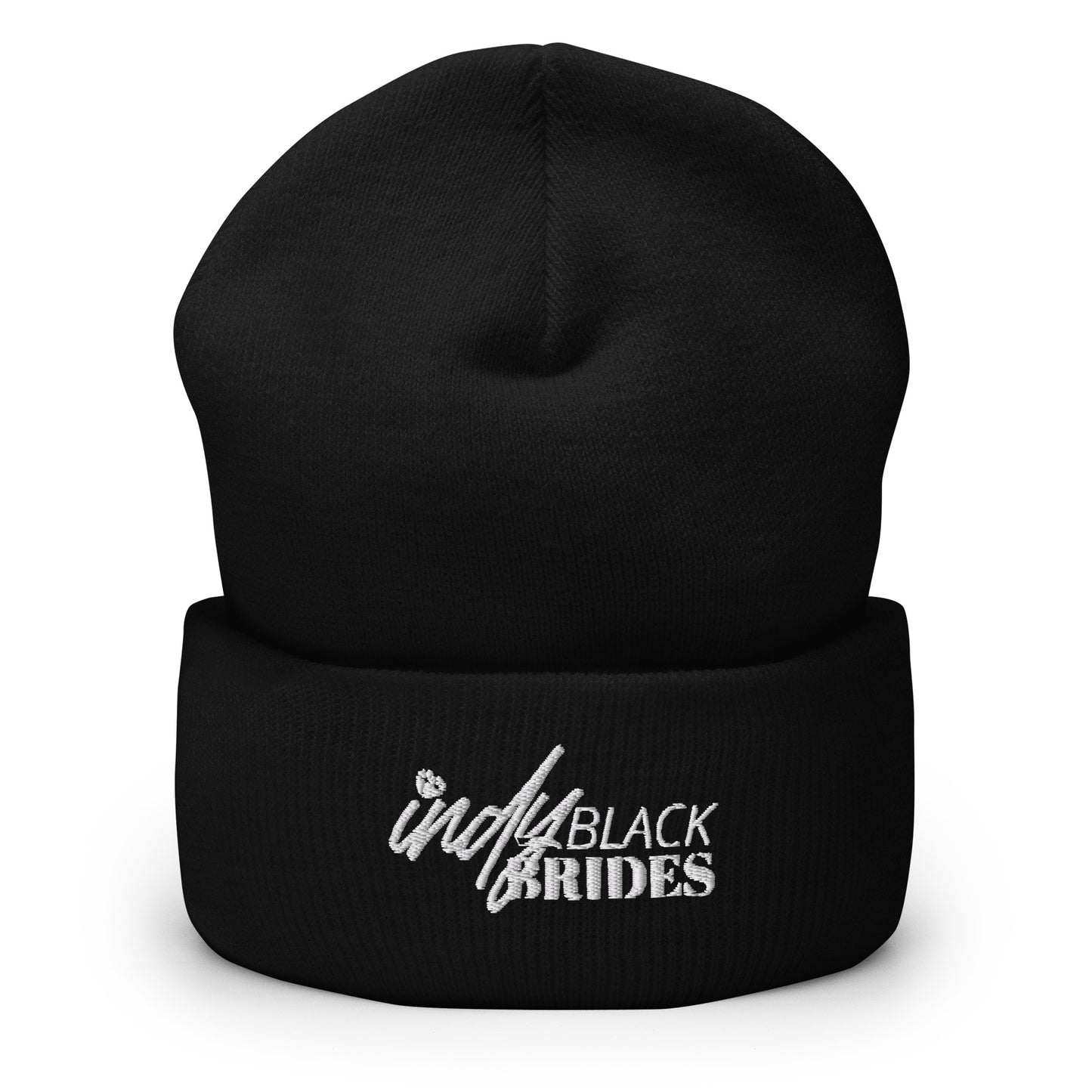 Indy Black Brides Cuffed Beanie